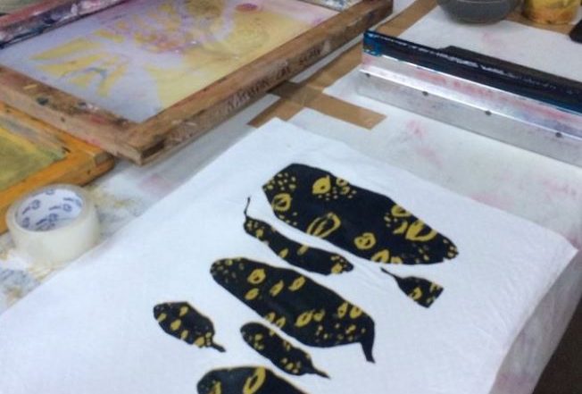 Screen Printing with Isabel Young